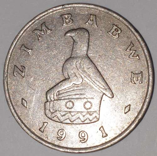 1991 - 10 CENT COIN - ZIMBABWE - (Copper-Nickel)